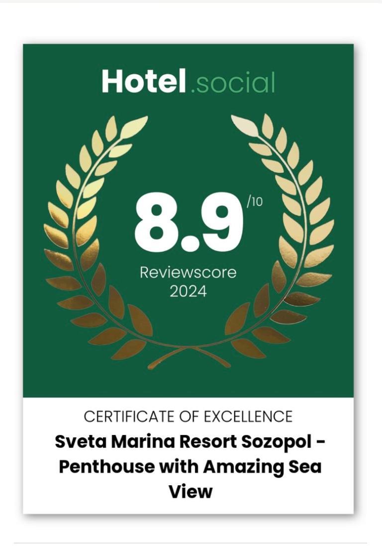 Santa Marina Resort Sozopol - Penthouse With Amazing Sea View Екстер'єр фото